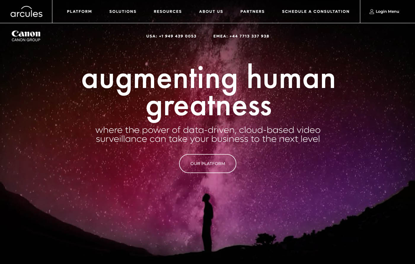 Human Greatness As A Service. Imagine a future where your security system represents so much more than surveillance features. We see empowered humans who are better, smarter and happier. Who are emboldened by their sense of safety to achieve more, explore their human potential and strive for human greatness.